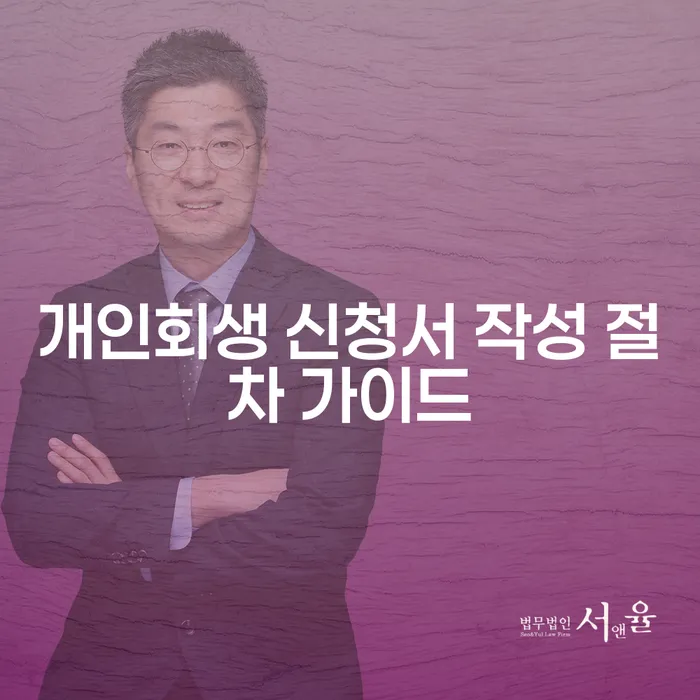 개인회생 신청서 작성 절차 가이드 - 어떻게 시작해야 할까요?