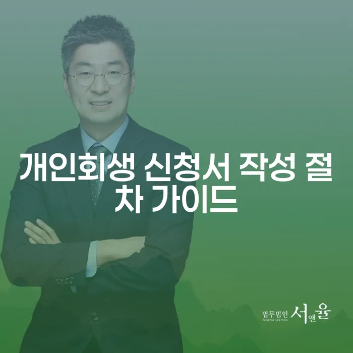 개인회생 신청서 작성 절차, 정말 제대로 알고 있나요?