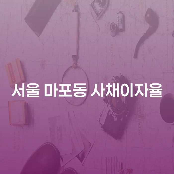 서울 마포동 사채이자율과 개인채무탕감: 어떻게 해결할 수 있을까요?